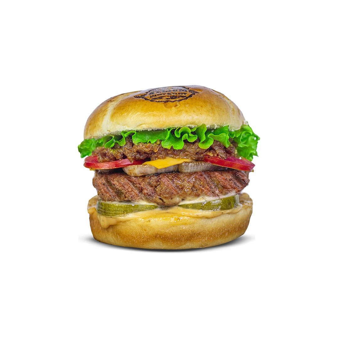 Helium Signature Burger Premium Burger